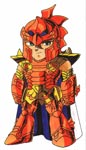 SAINT SEIYA - LE FAN ART DI MEHDI B. - GENERALI DEI MARI - BAIAN DI SEA HORSE SUPER DEFORMED