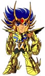 SAINT SEIYA - LE FAN ART DI MEHDI B. - SACRI GUERRIERI D'ORO - DEATHMASK DI CANCER SUPER DEFORMED