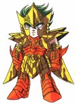 SAINT SEIYA - LE FAN ART DI MEHDI B. - GENERALI DEI MARI - ISAAC DEL KRAKEN SUPER DEFORMED