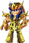 SAINT SEIYA - LE FAN ART DI MEHDI B. - SACRI GUERRIERI D'ORO - MILO DI SCORPIO SUPER DEFORMED