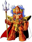 SAINT SEIYA - LE FAN ART DI MEHDI B. - GENERALI DEI MARI - POSEIDON SUPER DEFORMED