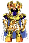 SAINT SEIYA - LE FAN ART DI MEHDI B. - SACRI GUERRIERI D'ORO - SAGA DI GEMINI SUPER DEFORMED