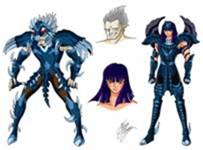 SAINT SEIYA - LE FAN ART DI MARCO ALBIERO - SPECTER - NIOBE DI DEEP E PHARAOH DI SPHINX