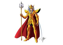 SAINT SEIYA - LE FAN ART DI MARCO ALBIERO - SAINT SEIYA OMEGA - POSEIDON