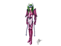 SAINT SEIYA - LE FAN ART DI MARCO ALBIERO - SAINT SEIYA OMEGA - SHUN DI ANDROMEDA