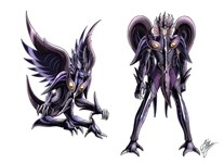 SAINT SEIYA - LE FAN ART DI MARCO ALBIERO - SPECTER - VALENTINE DI HARPY