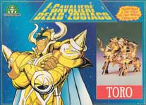 MODELLINI - SACRI GUERRIERI D'ORO 5" - ALDEBARAN DI TAURUS - VERSIONE GIOCHI PREZIOSI 1987