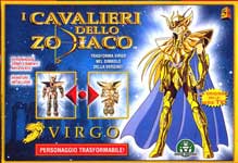 MODELLINI - SACRI GUERRIERI D'ORO 5" - SHAKA DI VIRGO - VERSIONE GIOCHI PREZIOSI 2000